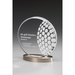 Acryl Award Metal Circle Trophy