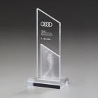 Ice Sky Trophy aus Acrylglas mit UV-Druck und Gravur - Awards