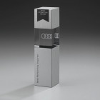 Crystal Metal Cubex Award mit Druck & Gravur