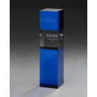 Blue Cube Award mit Druck & Gravur