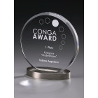 Acrylaward Metal Circle Trophy - awards - ebets