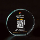 Budget Glas Aufsteller Circle mit Druck - made by ebets - Awards
