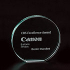 Budget Glas Aufsteller Circle mit Gravur - made by ebets - Awards