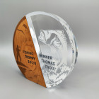 Circle Wood Award Gravur auf Holz und Glas - Awards