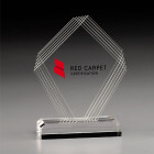 Diamond Groove Trophy Acrylaward mit Druck - Awards