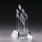Five Crystal Award mit individueller Gravur - awards