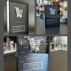 Frame Award A2 mit Icon im Schatteneffekt - verschiedene Ansichten - Awards