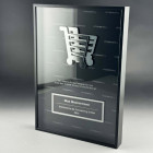 Frame Award A2 mit schwarzem Rahmen - Beispiel mit Icon im Schatteneffekt - Awards