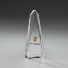 Glacier Award aus Kristallglas bedruckt - ebets GmbH - Awards