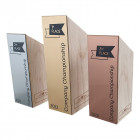 3er Set Holz Cubix Plate Award mit metallischer Acrylplatte auf der Vorderseite inkl. individueller Gravur- awards.at