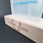 Holz Glas Award Premio Detailansicht Sockel - Awards