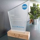 Holz Glas Award Premio mit Druck und Gravur - Awards