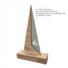 Holz Glas Trophy Sky - Farbe Acrylglas wählbar ab 6 Stück - Awards