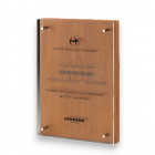 Holz Ehrentafel mit Digitaldruck auf der Acrylplatte - Awards