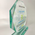 Jade Glas Circle Trophy - Seitenansicht links - Awards