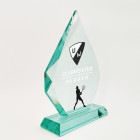 Jade Glas Honor Trophy - in schwarz-weiß bedruckt - ebets GmbH - Awards