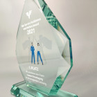 Jade Glas Honor Trophy - seitliche Ansicht - ebets GmbH - Awards