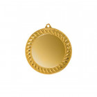 Medaille Klassiker mit dezentem Muster in Gold - awards