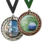 Medaille Leon Beispiele mit 3D Doming Emblemen - ebets - awards