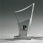 Metal Look Trophy aus Acrylglas und Metall - Awards