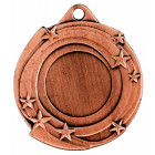 Metall Medaille Star 50 mm Durchmesser in Bronze - awards