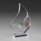 Natural Trophy aus Acrylglas mit Druck - Awards