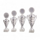 Pokal Avignon in Silber mit Platz für Sportart Emblem - in 5 Größen erhältlich - Awards