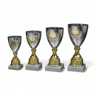 Pokal Brussels mit Silber- und Goldelemente - erhältlich in 4 Größen - Awards