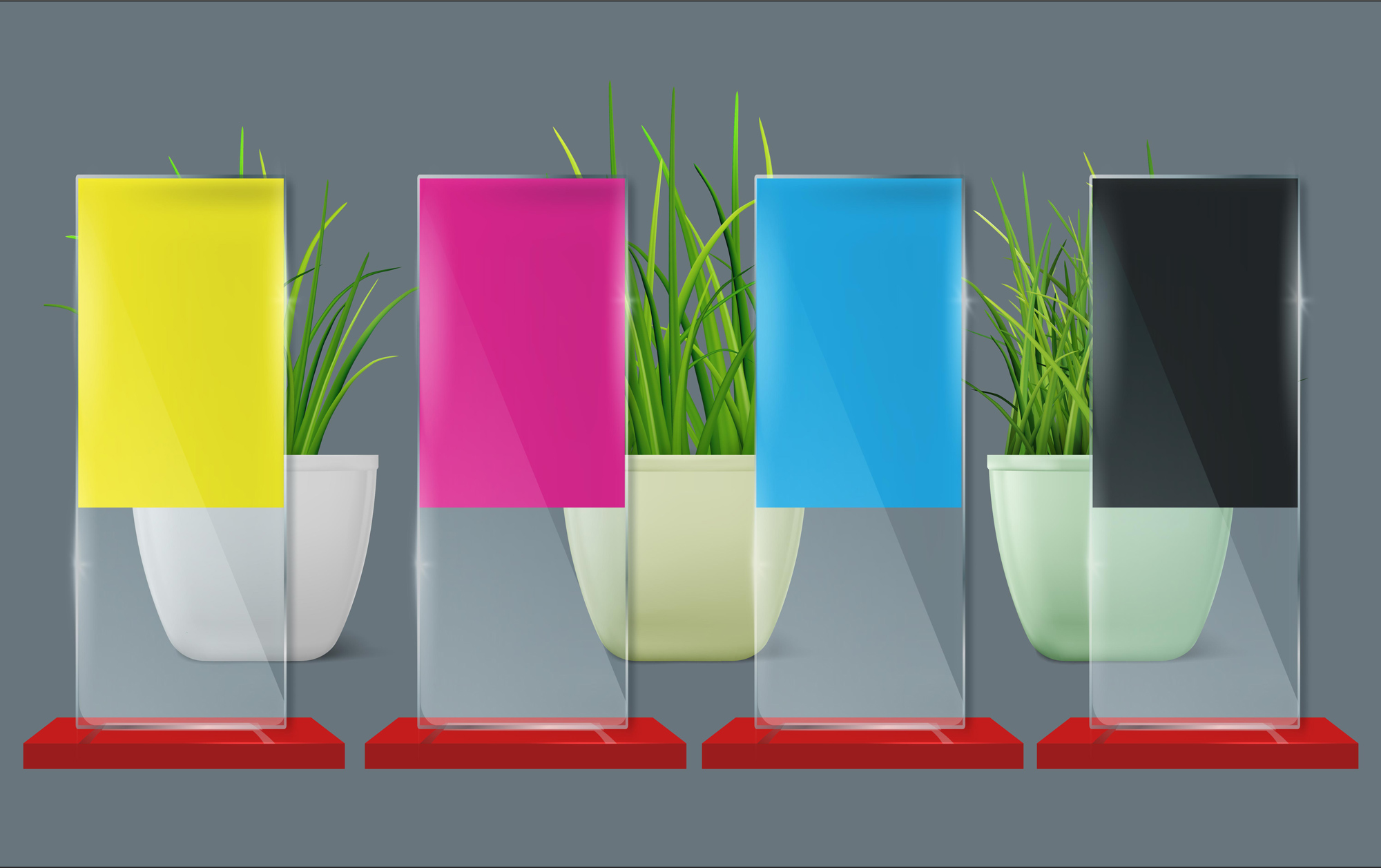 Glasdruck mit Wirkung - Druck auf Glas mit 100% Deckweiß