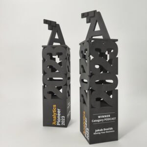3D Great Award - Cubus mit Digitaldruck - Analytics Verleihung - Made by ebets - awards.at