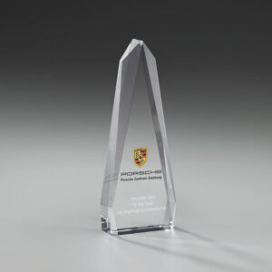 Glacier Award aus Kristallglas bedruckt - ebets GmbH - awards.at