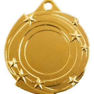 Metall Medaille Star in Gold - awards