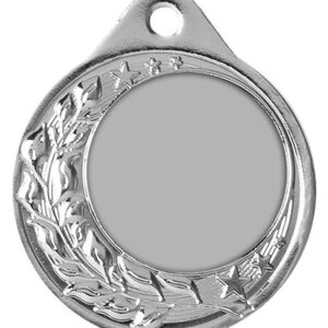 Medaille Kids 40 mm Durchmesser in Silber mit Aufdruck - awards